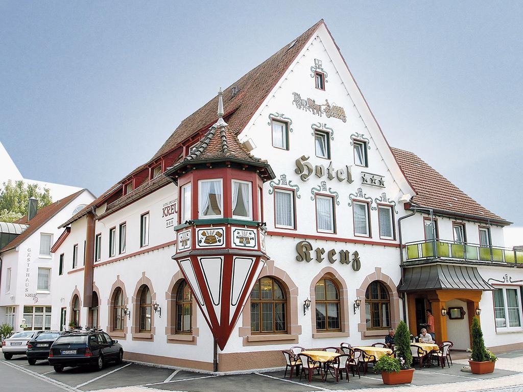 Hotel Kreuz Gaestehaus Und Lauchertbar Mit Terrasse Gammertingen Exteriér fotografie